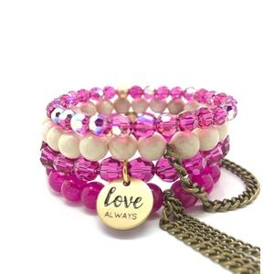 “Love Always” Bracelet Stack by Stacked